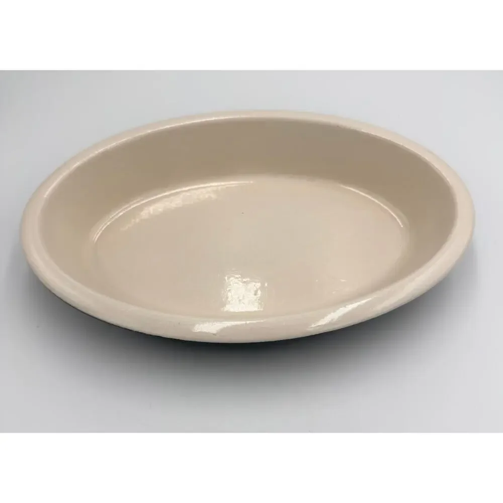 Le Creuset #24 Brown Enameled Cast Iron Oval Au Gratin Casserole Baking Dish